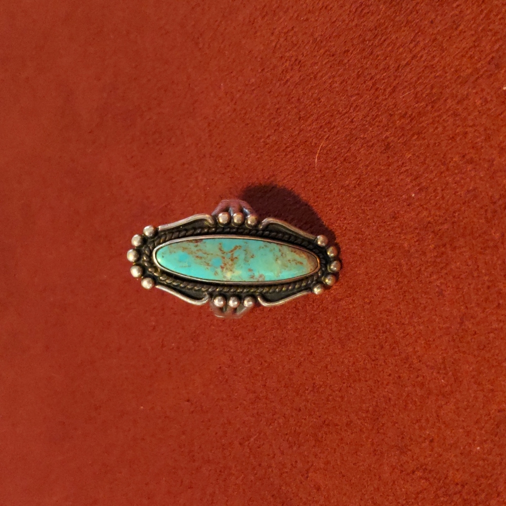 Sterling silver turquoise ring